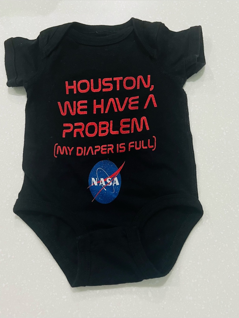 5 x $10 Funny NASA Baby Onesie 0-3m